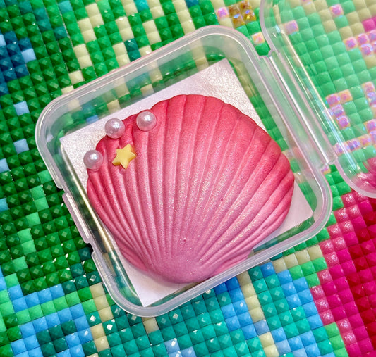 Pink XL Clam. Wt. 12-13g. Scent: Fresh Sea Breeze