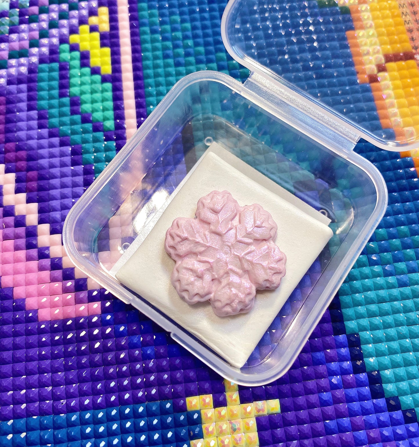 Pink Snowflake Cookie | Limited Edition | Scent: Strawberry | Wt. 9-10g