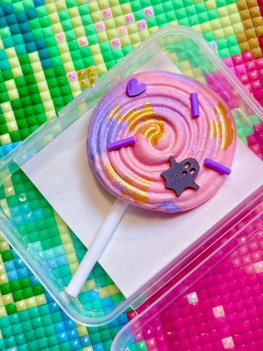 Halloween Lollipop. Wt. 9-10g. Scent: Pink Bubblegum