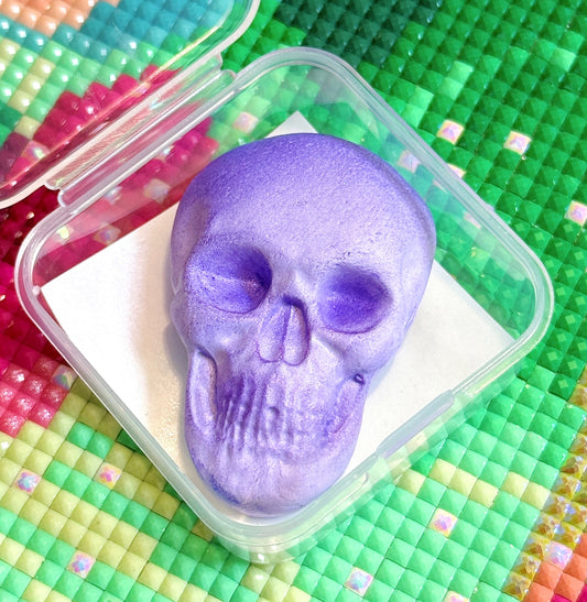 Halloween Skull | Purple | Wt. 12g | Scent: Cotton Candy